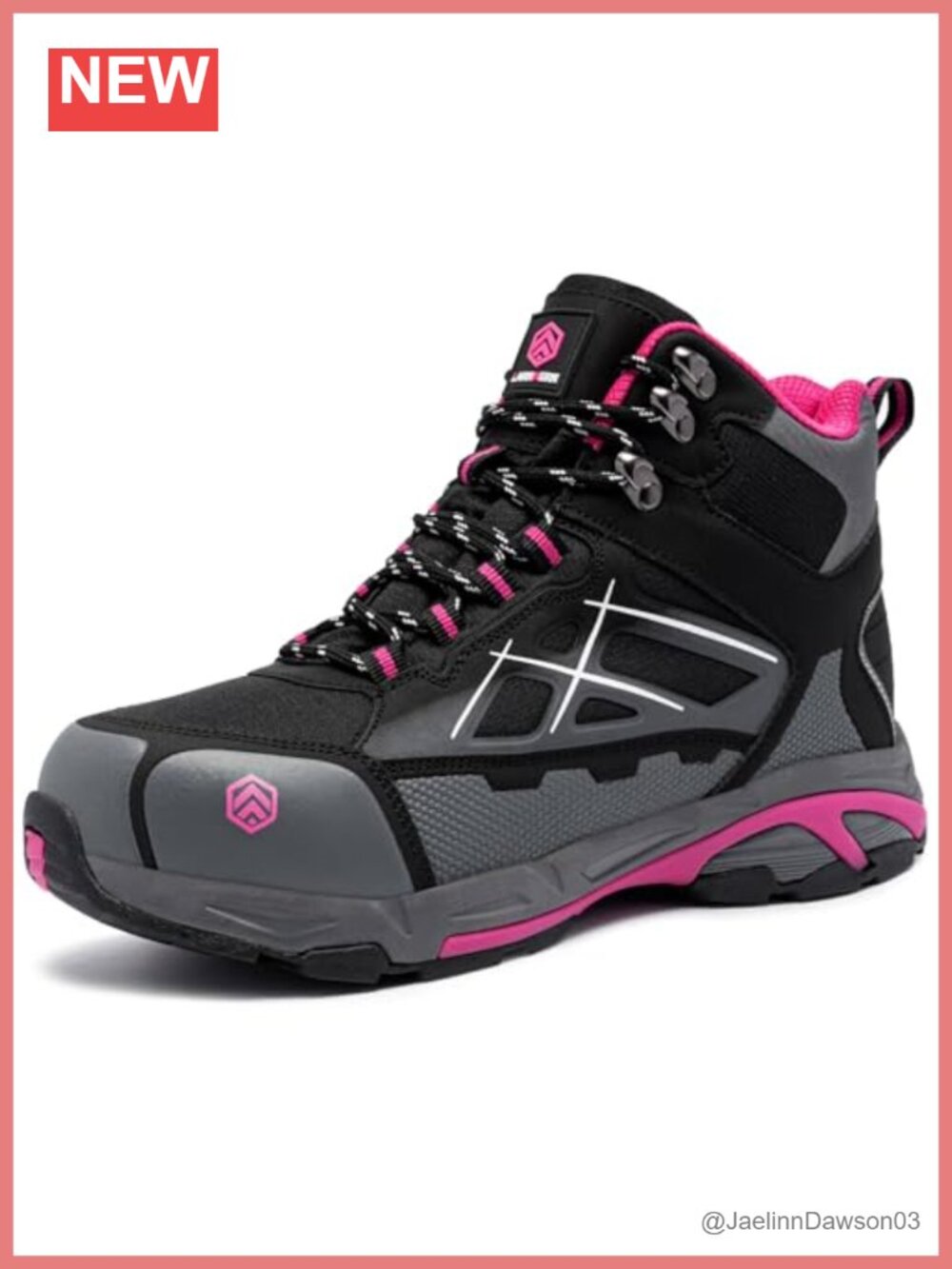 Steel Toe Work Boots for Women Lightweight Industrial Safety Hiking Boots